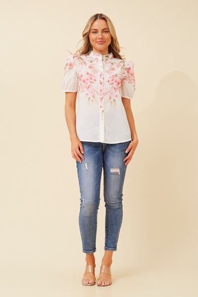 KATANA FLORAL BLOUSE