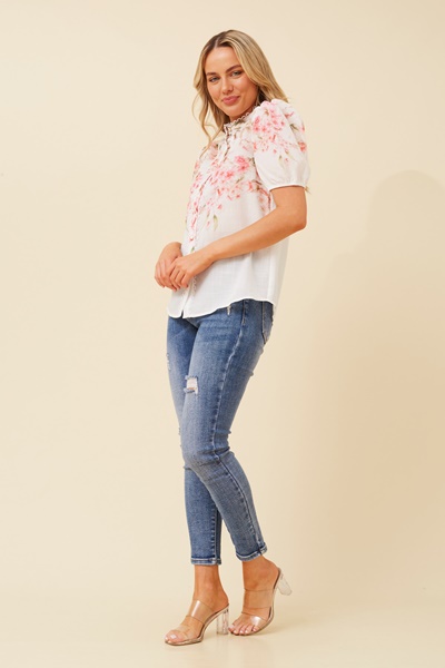 KATANA FLORAL BLOUSE