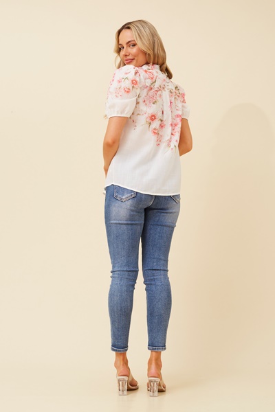 KATANA FLORAL BLOUSE