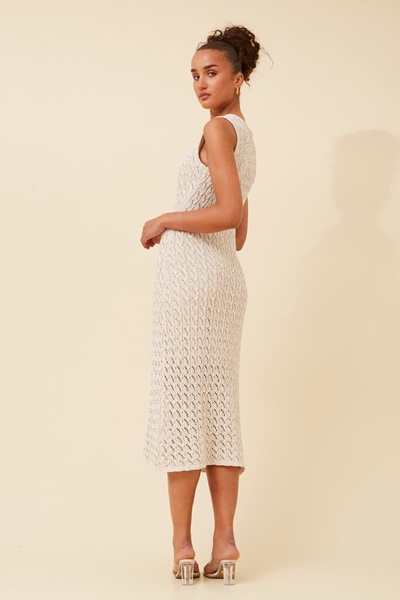 KATH KNIT MIDI DRESS