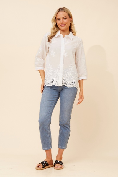 KATYE CROCHET SHIRT