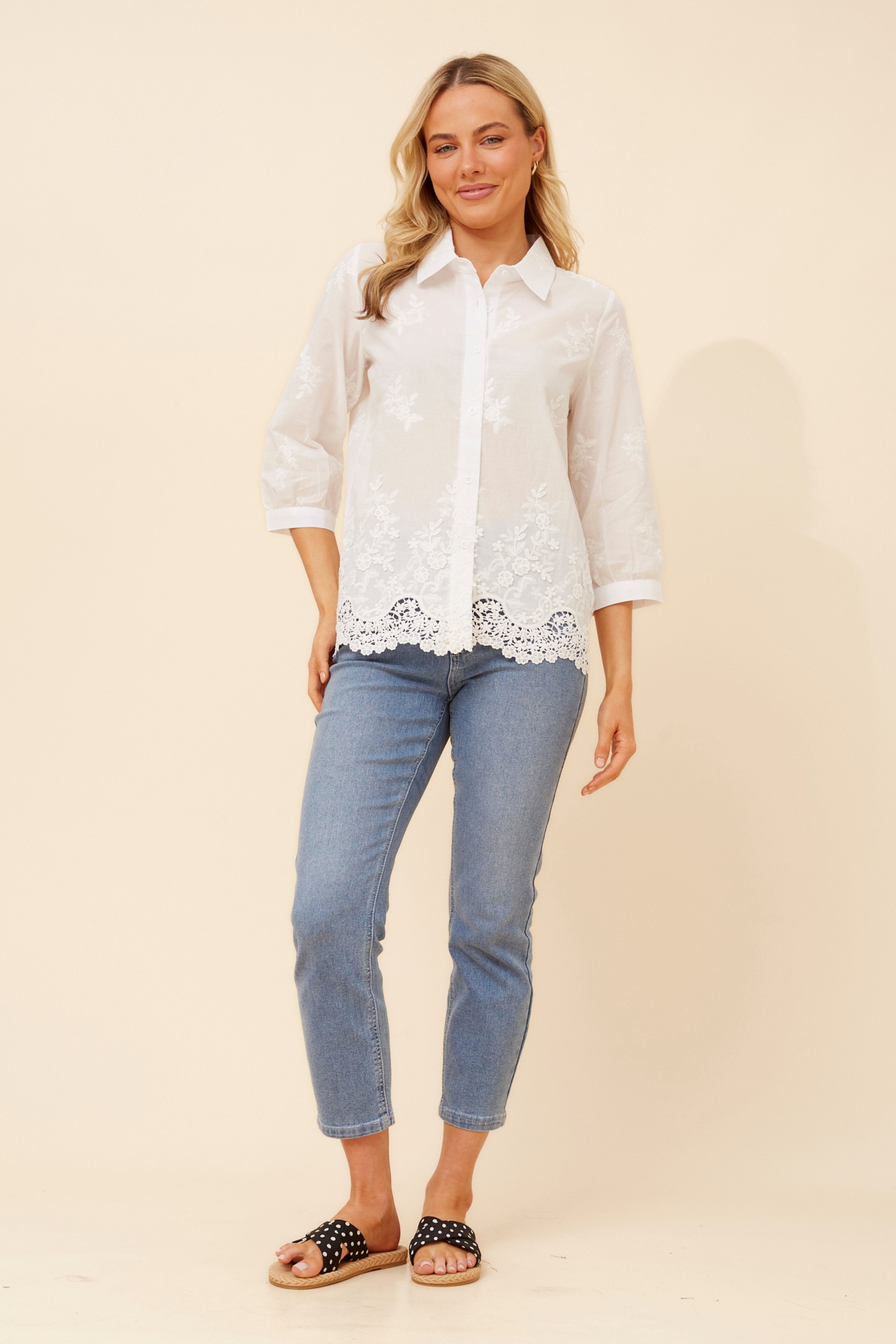 KATYE CROCHET SHIRT