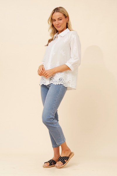 KATYE CROCHET SHIRT