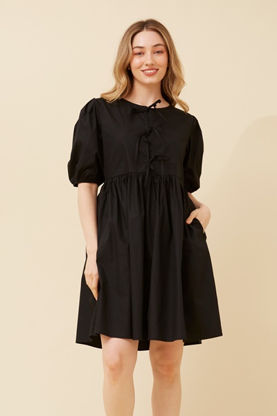 KAYLANI BABYDOLL SHORT DRESS