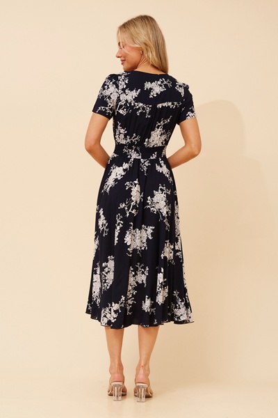 KEGAN FLORAL MIDI DRESS