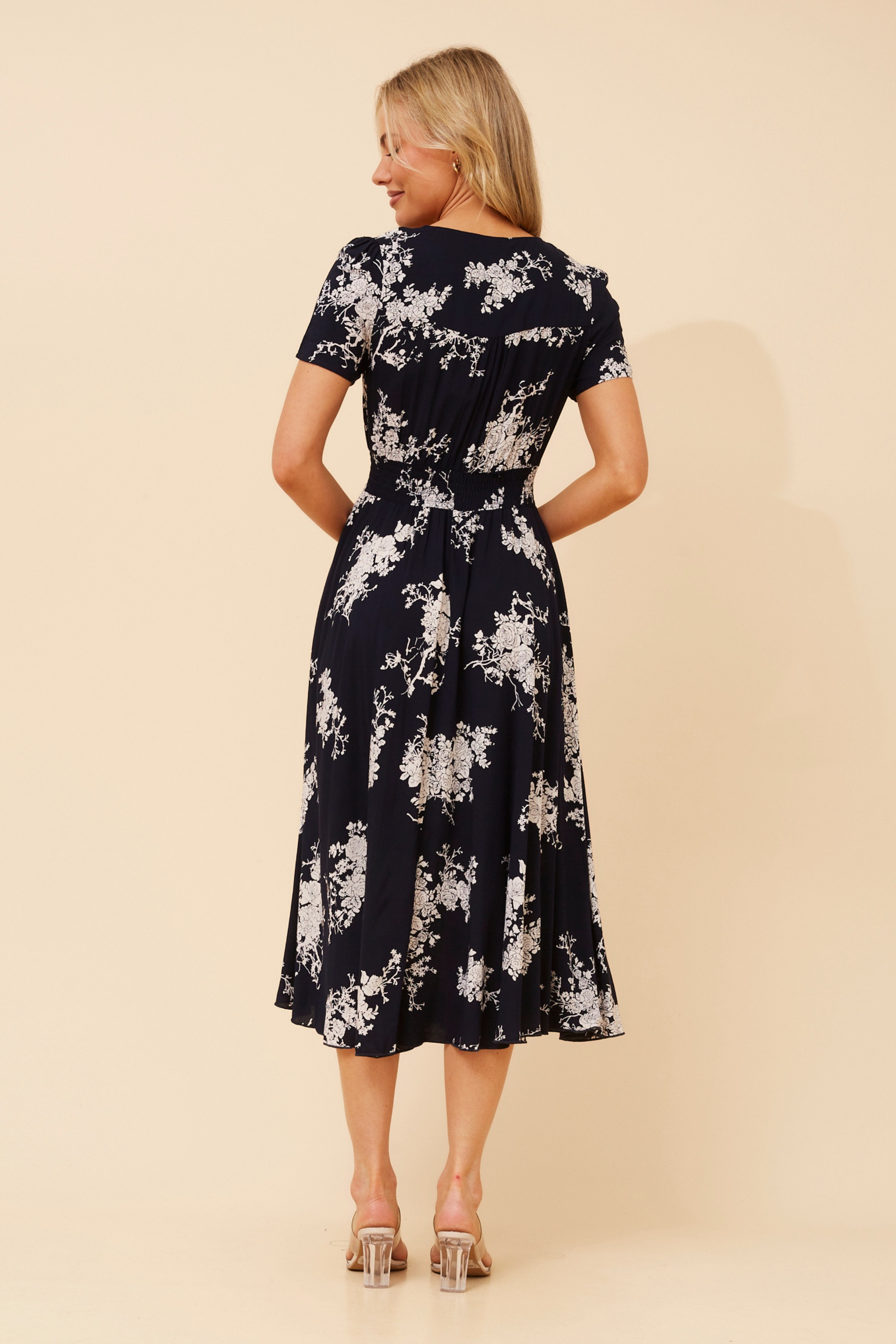 KEGAN FLORAL MIDI DRESS
