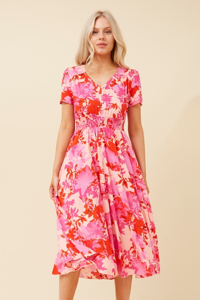 KEGAN FLORAL MIDI DRESS