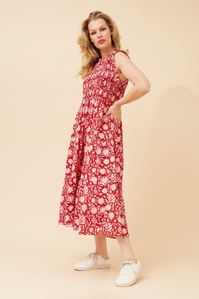 KEIRA FLORAL MAXI DRESS