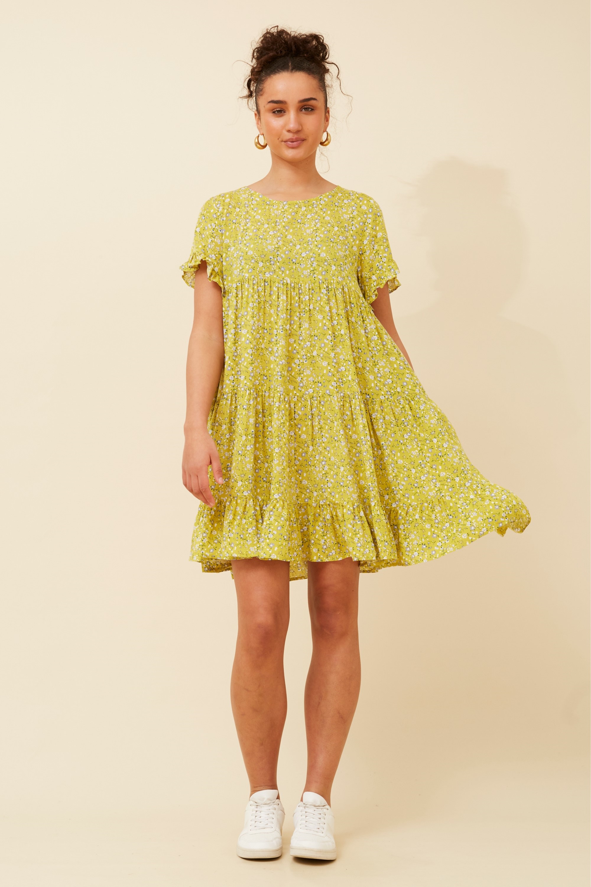 Kelly ditsy floral babydoll dress Buy Online Femme Connection