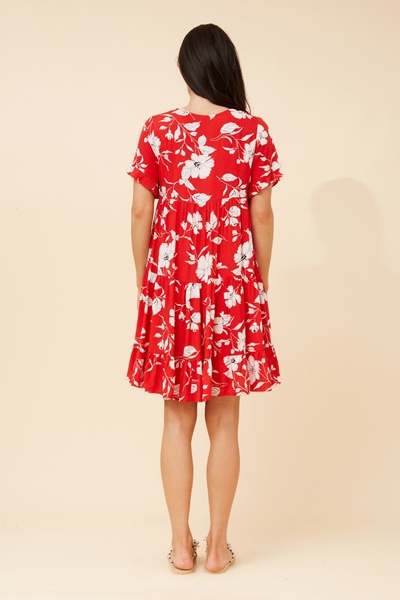 KELLY FLORAL BABY DOLL DRESS