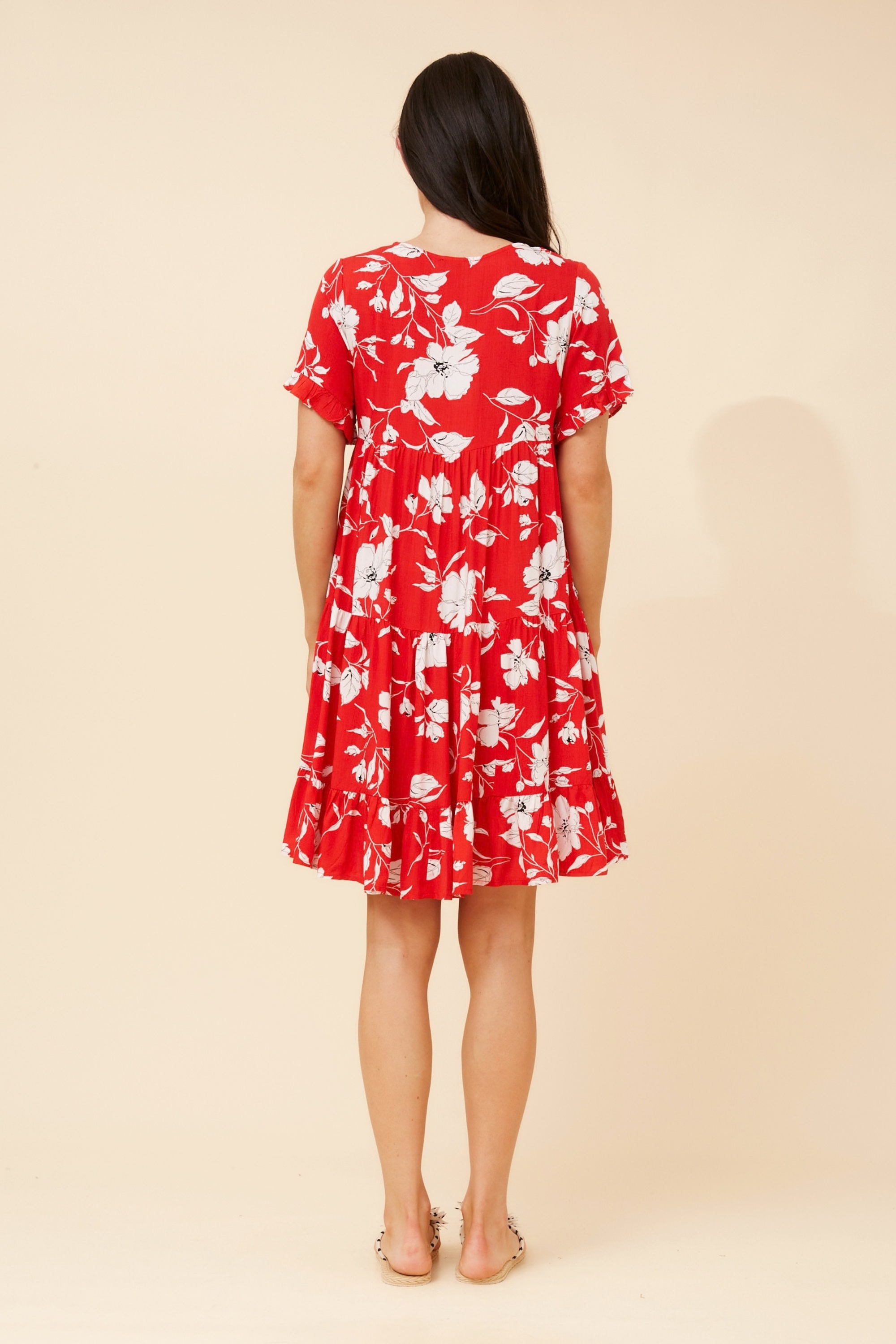 KELLY FLORAL BABY DOLL DRESS