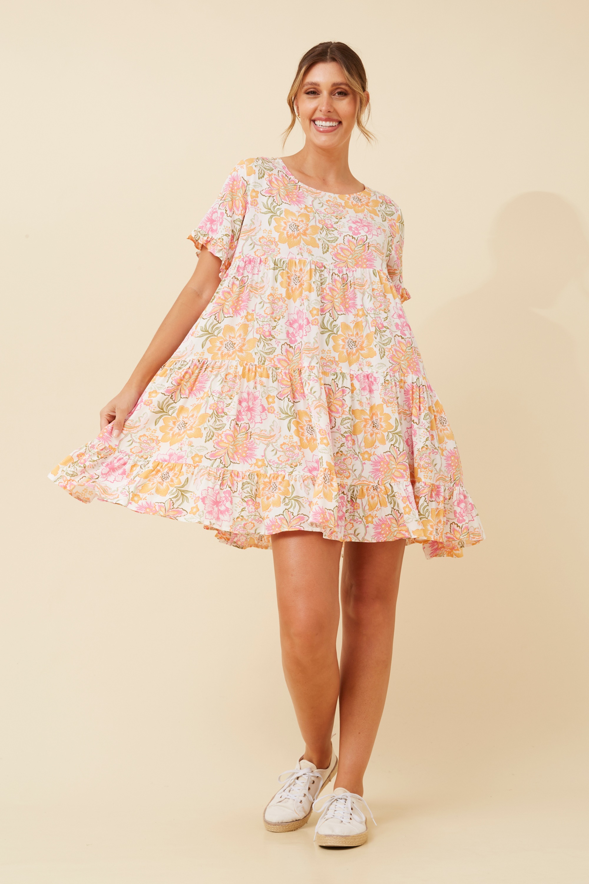 Kelly floral babydoll dress Buy Online Femme Connection