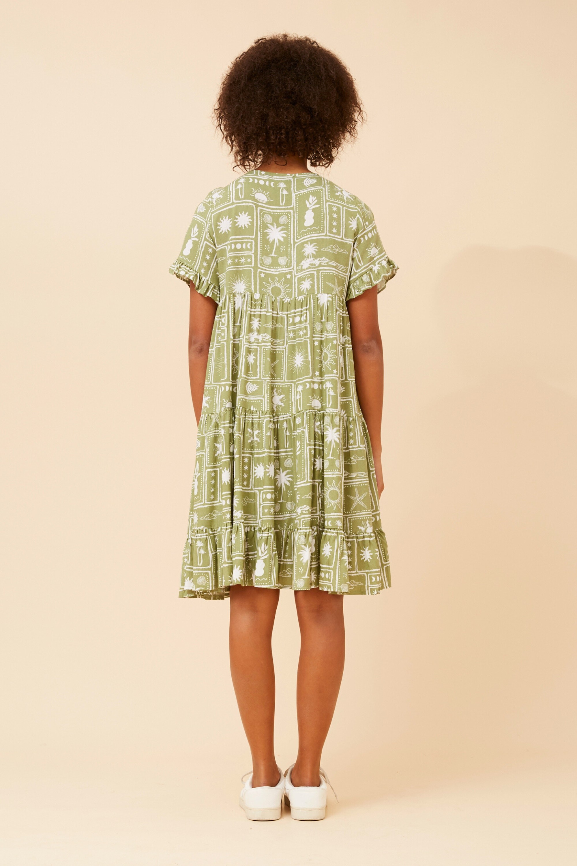 KELLY PATCHWORK TIERED DRESS