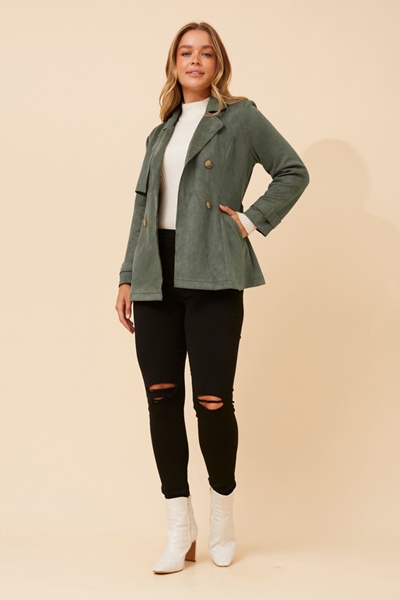 KENLY FAUX SUEDE JACKET