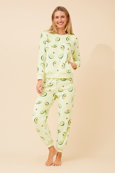 KENNY AVOCADO PRINT PYJAMA SET