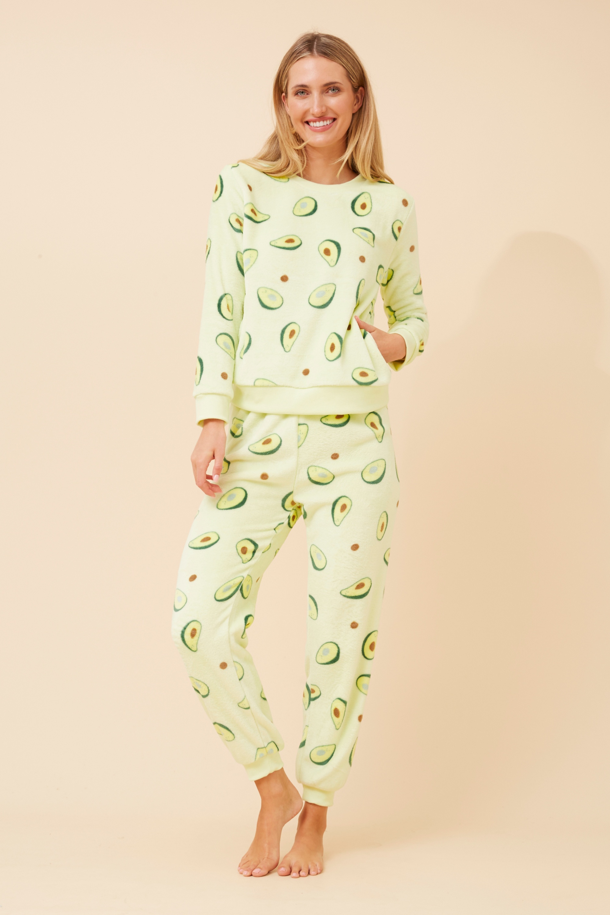 KENNY AVOCADO PRINT PYJAMA SET