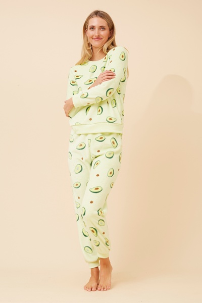 KENNY AVOCADO PRINT PYJAMA SET