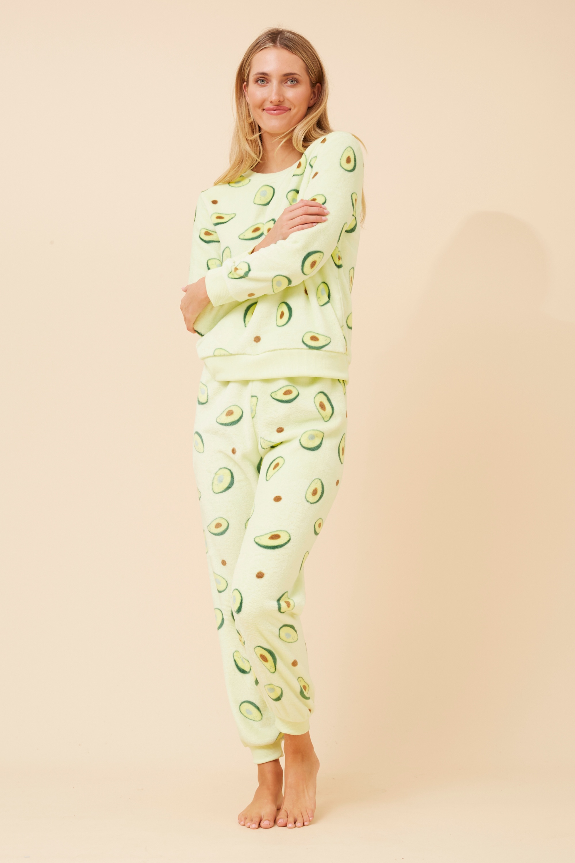 KENNY AVOCADO PRINT PYJAMA SET