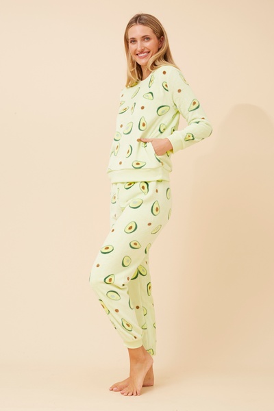 KENNY AVOCADO PRINT PYJAMA SET