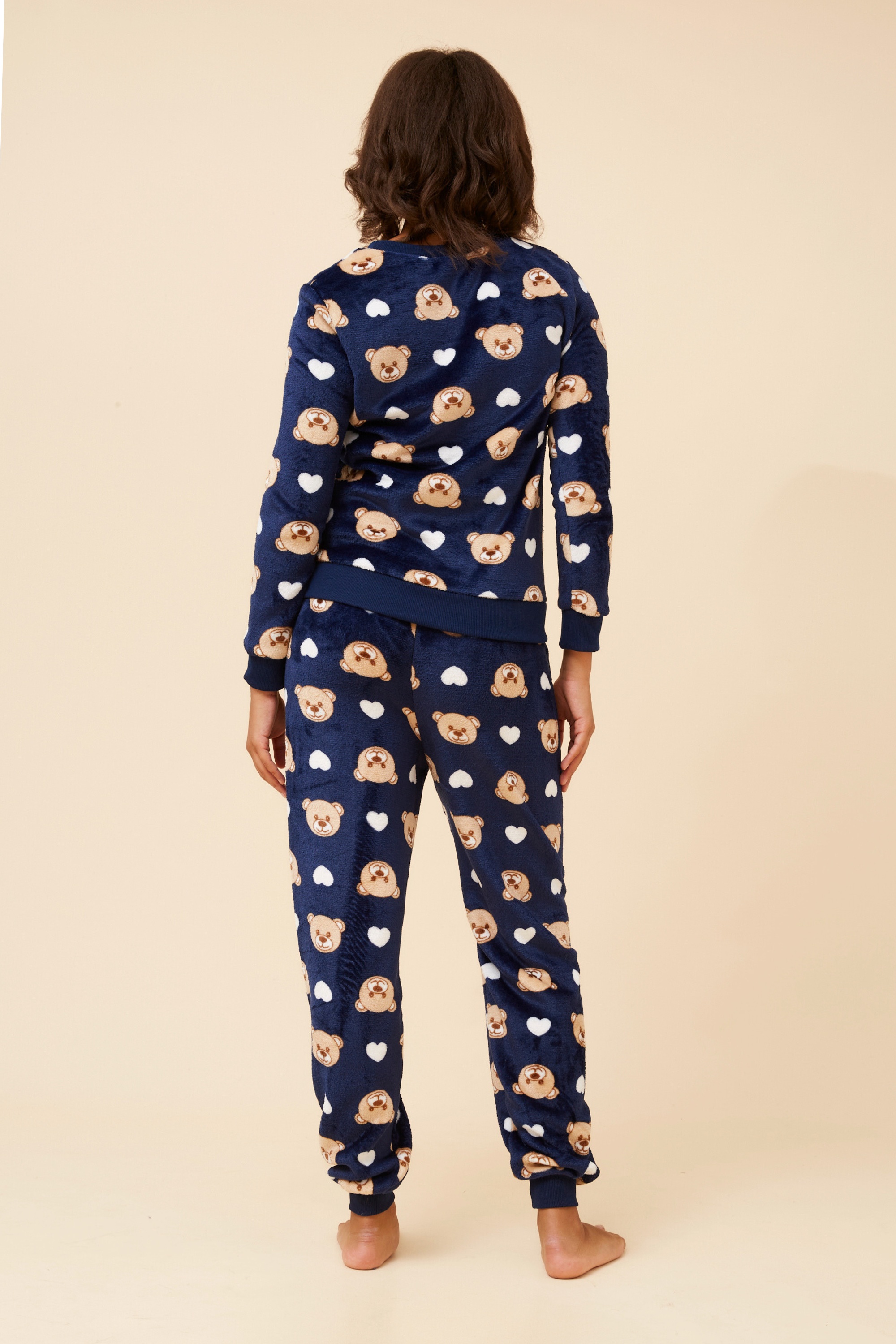 KENNY BEAR PRINT PYJAMA SET