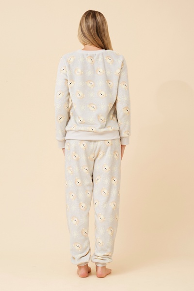 KENNY BEAR PRINT PYJAMA SET