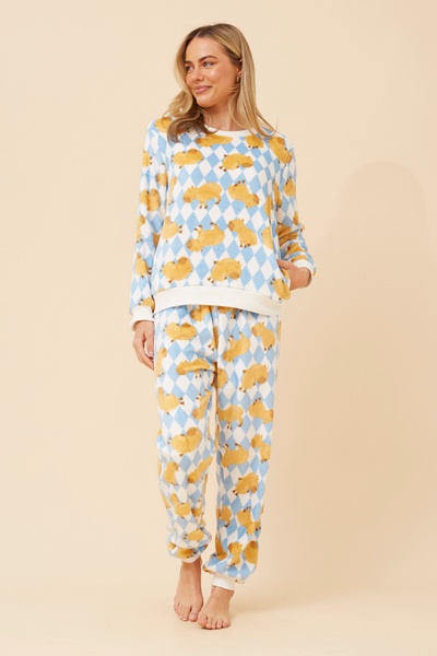 KENNY CAPYBARA PRINT PYJAMA SET