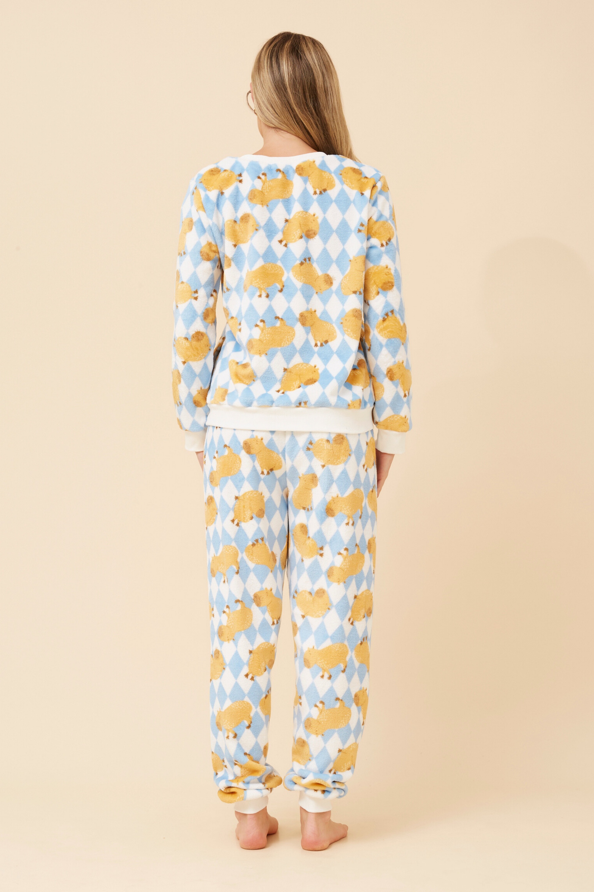 KENNY CAPYBARA PRINT PYJAMA SET