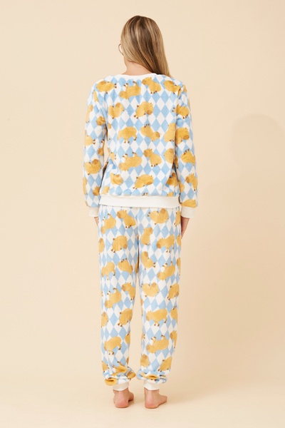 KENNY CAPYBARA PRINT PYJAMA SET