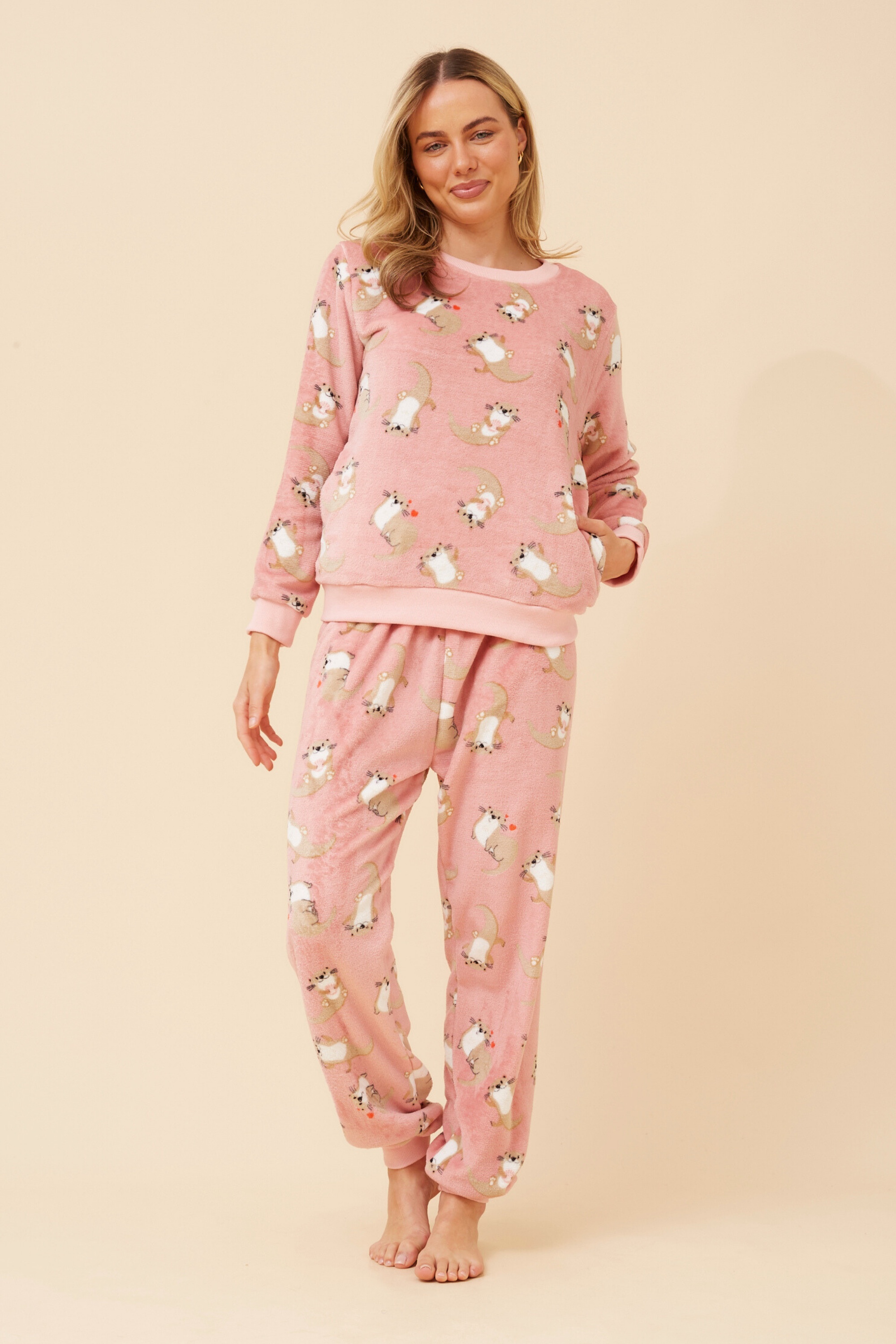 KENNY OTTER PRINT PYJAMA SET