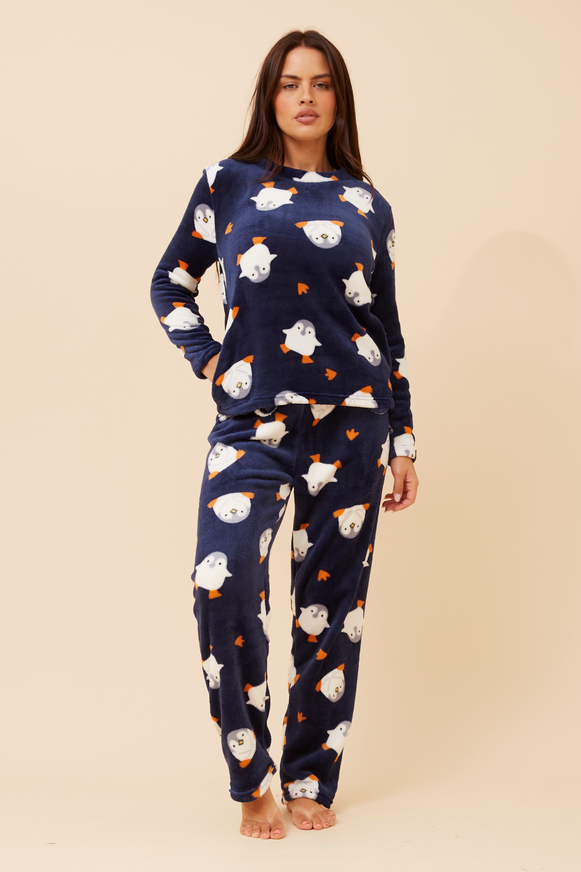 KENNY PENGUIN PRINT PYJAMA SET