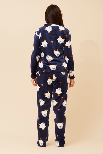 KENNY PENGUIN PRINT PYJAMA SET