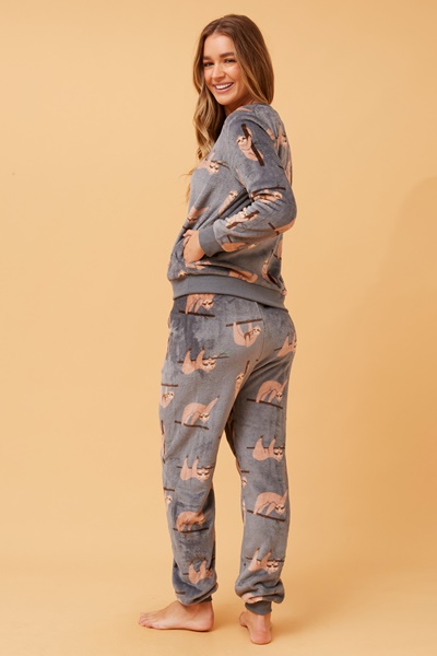 KENNY SLOTH PRINT PYJAMA SET