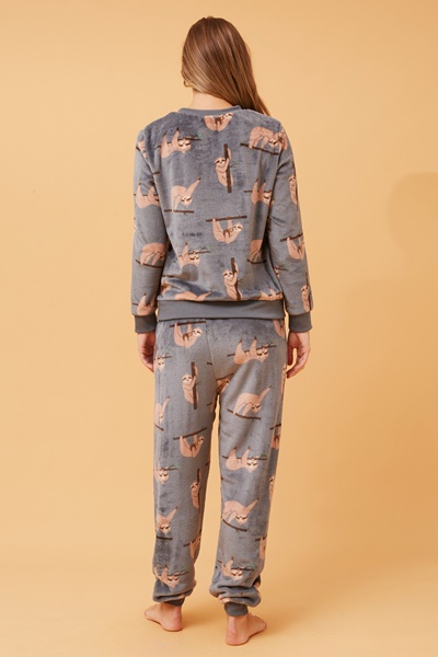 KENNY SLOTH PRINT PYJAMA SET