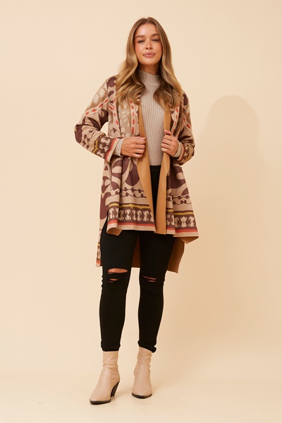 KERENA FAUX SUEDE COAT