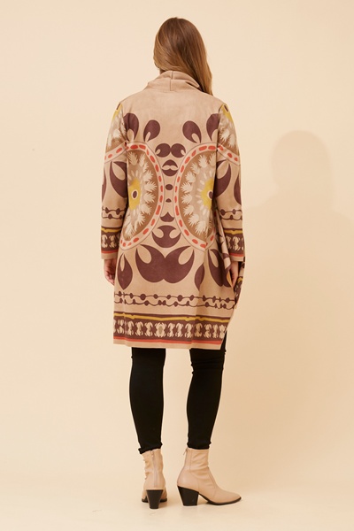 KERENA FAUX SUEDE COAT