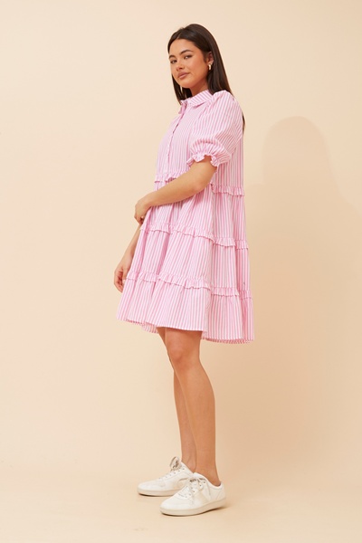 KIMBERLY STRIPE PRINT DRESS