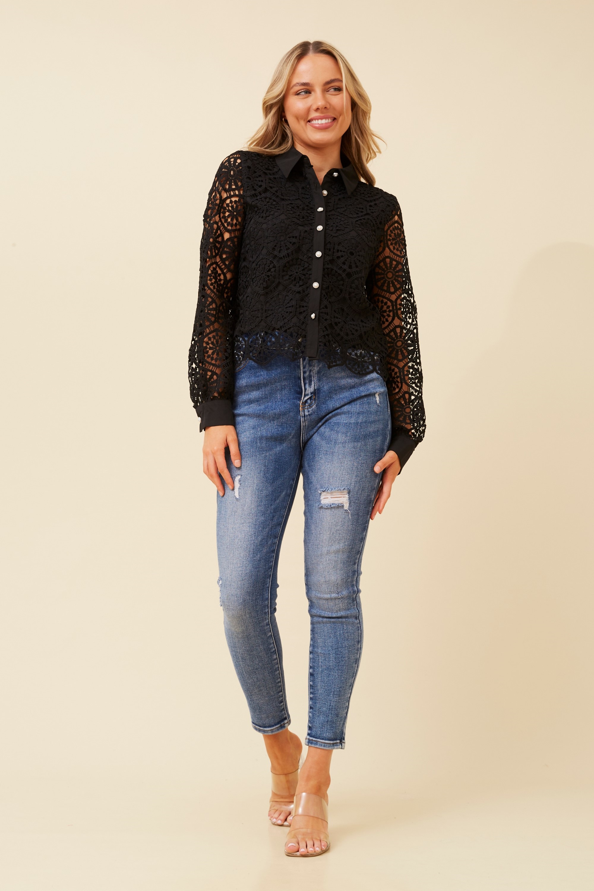 KINLEY LACE SHIRT