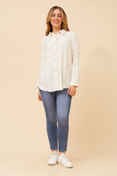 KLAUS FLORAL EMBROIDERED SHIRT