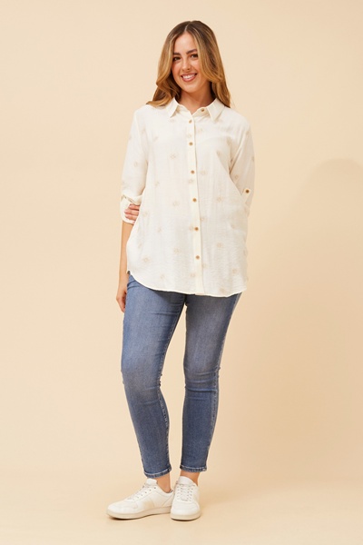 KLAUS FLORAL EMBROIDERED SHIRT