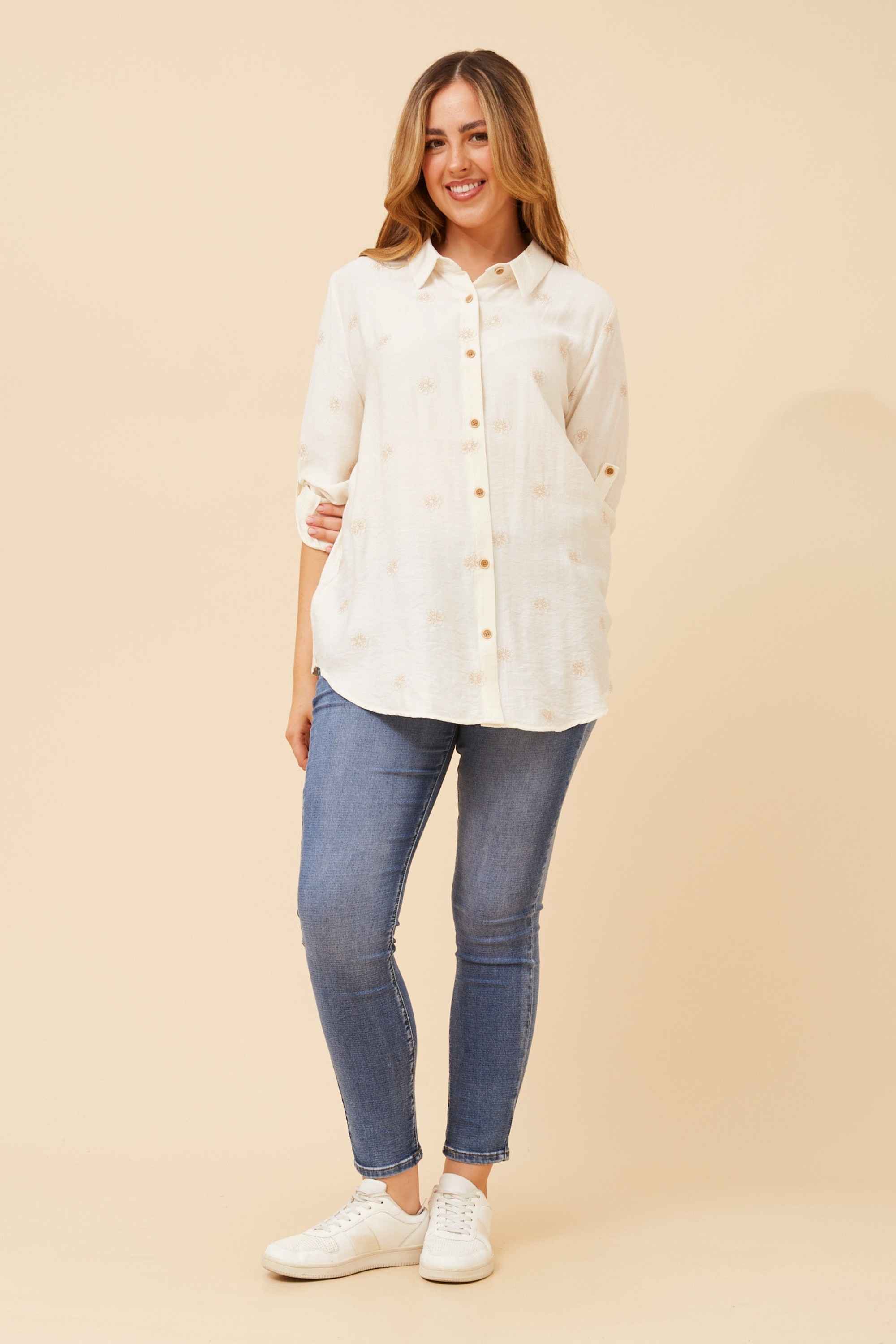 KLAUS FLORAL EMBROIDERED SHIRT