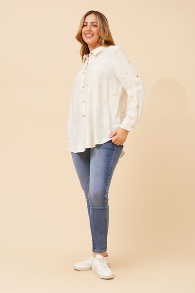 KLAUS FLORAL EMBROIDERED SHIRT