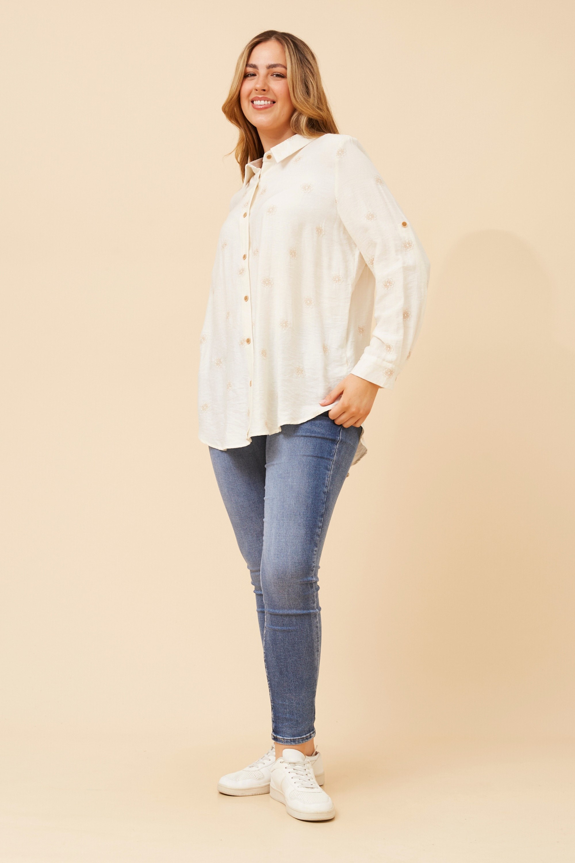 KLAUS FLORAL EMBROIDERED SHIRT