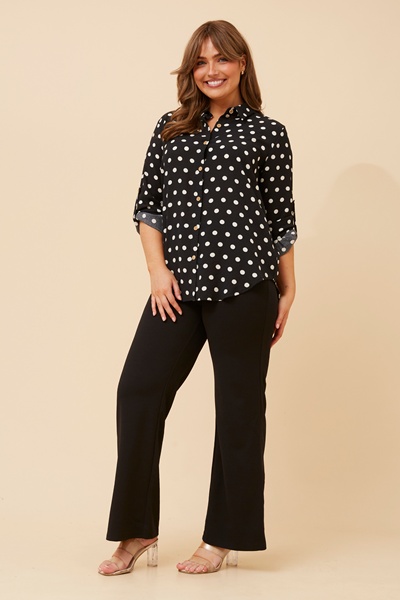 KLAUS POLKA DOT PRINT SHIRT