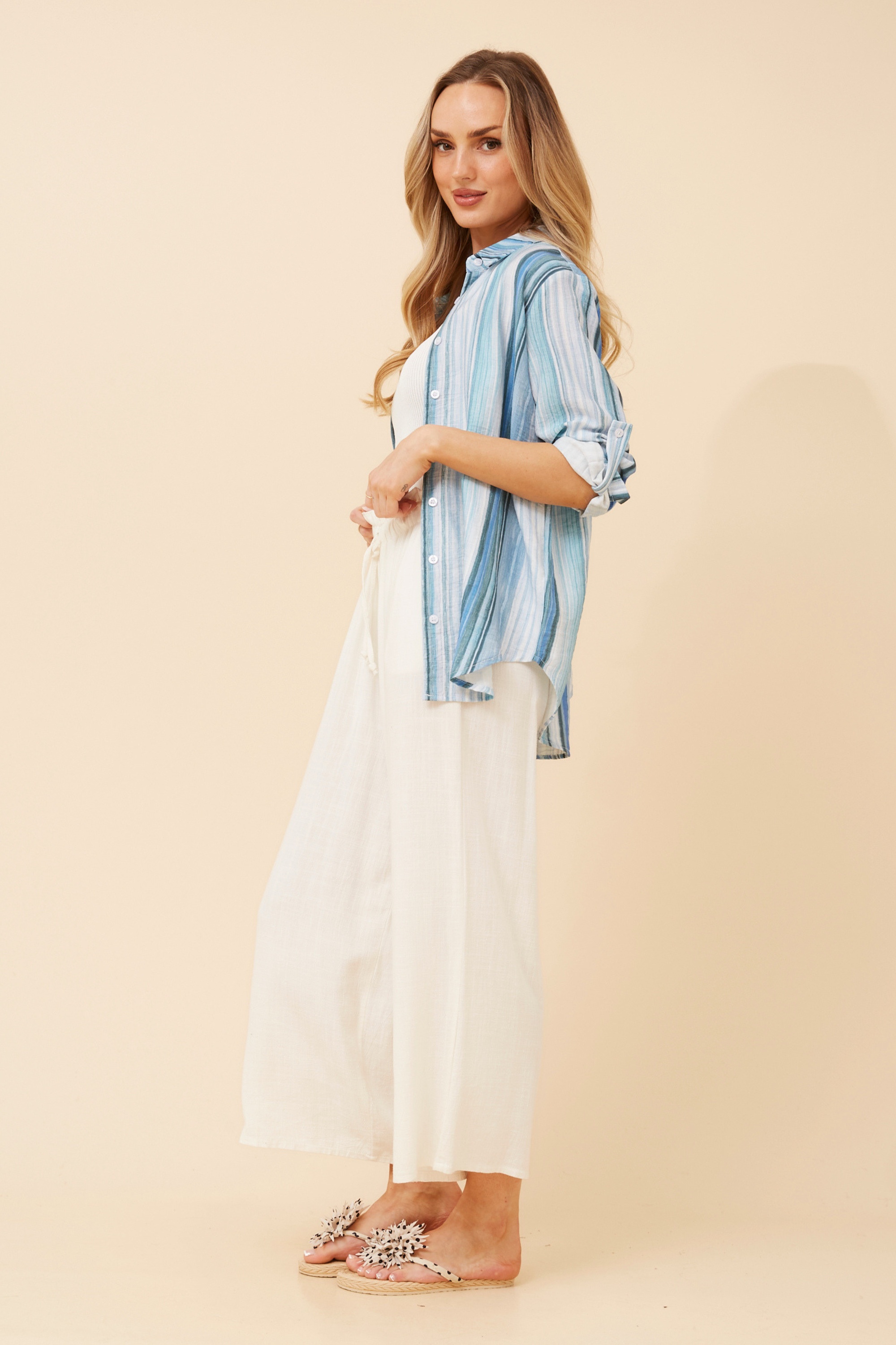 KLAUS STRIPE PRINT SHIRT