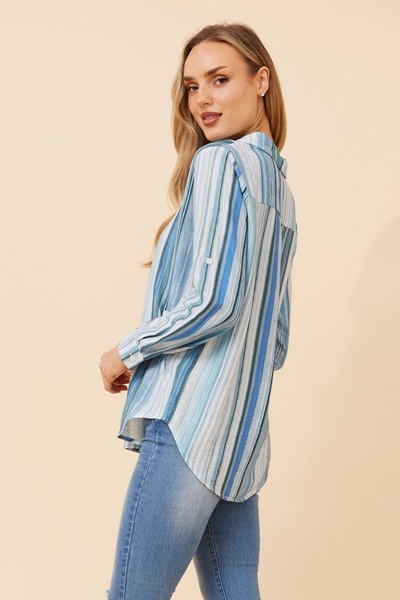 KLAUS STRIPE PRINT SHIRT