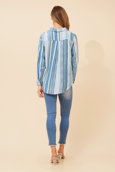 KLAUS STRIPE PRINT SHIRT