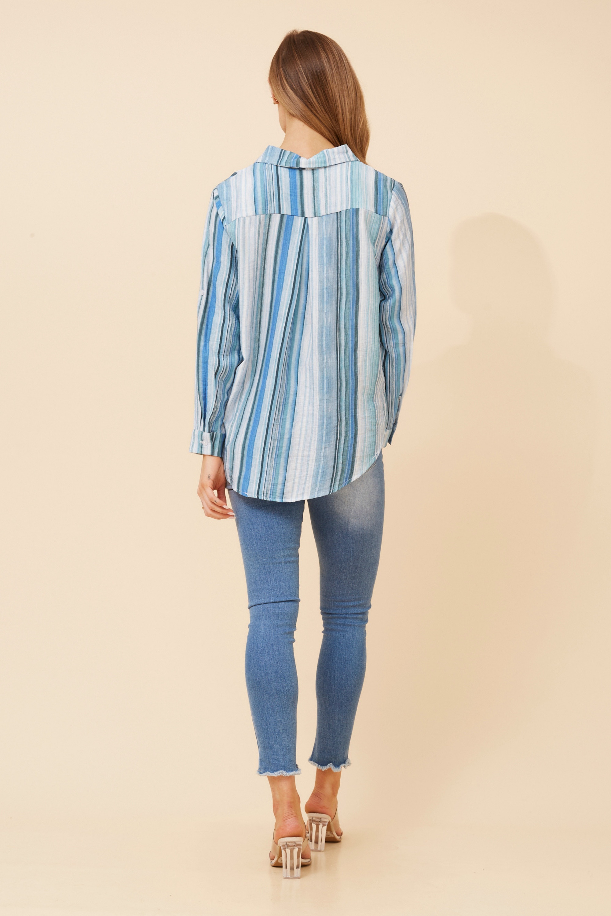 KLAUS STRIPE PRINT SHIRT