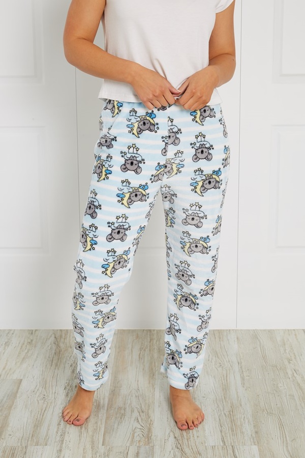 KOALA PRINT PLUSH PYJAMA PANTS | FEMME 
