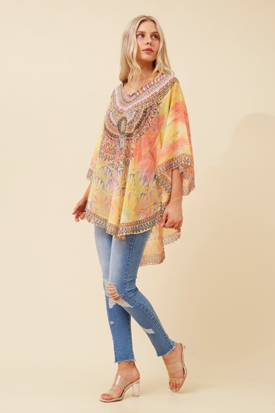 KYLAH ARABESQUE TOP