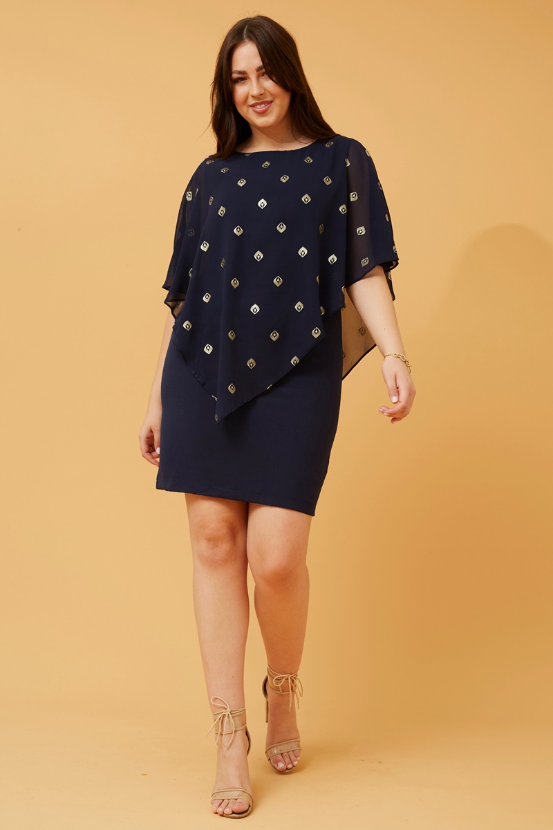 Kylie cold shoulder glitter dress Buy Online Femme Connection